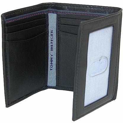 Tommy Hilfiger Men's Leather Trifold Wallet – In Use
