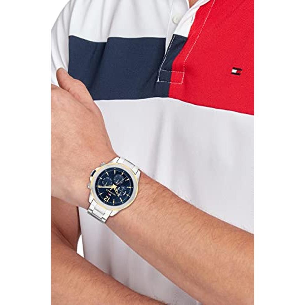 Tommy Hilfiger: Men's Multifunction Stainless Steel Case – In Use