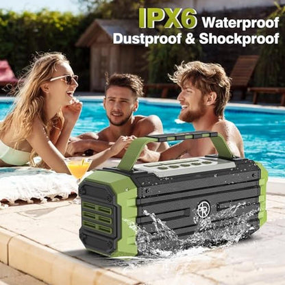 Speaker Tomproad: TOMPROAD Portable Bluetooth Speaker 120W – Close-up Detail