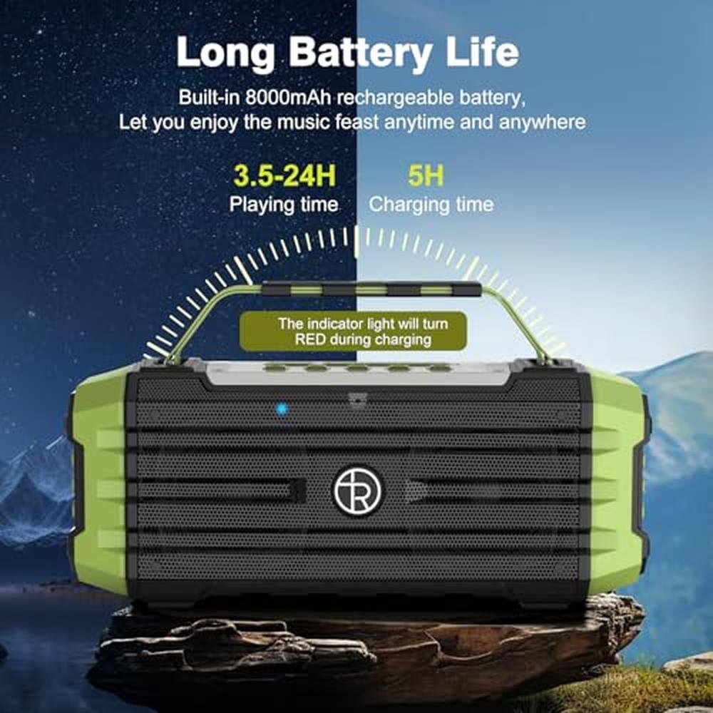 Speaker Tomproad: TOMPROAD Portable Bluetooth Speaker 120W – Packaging