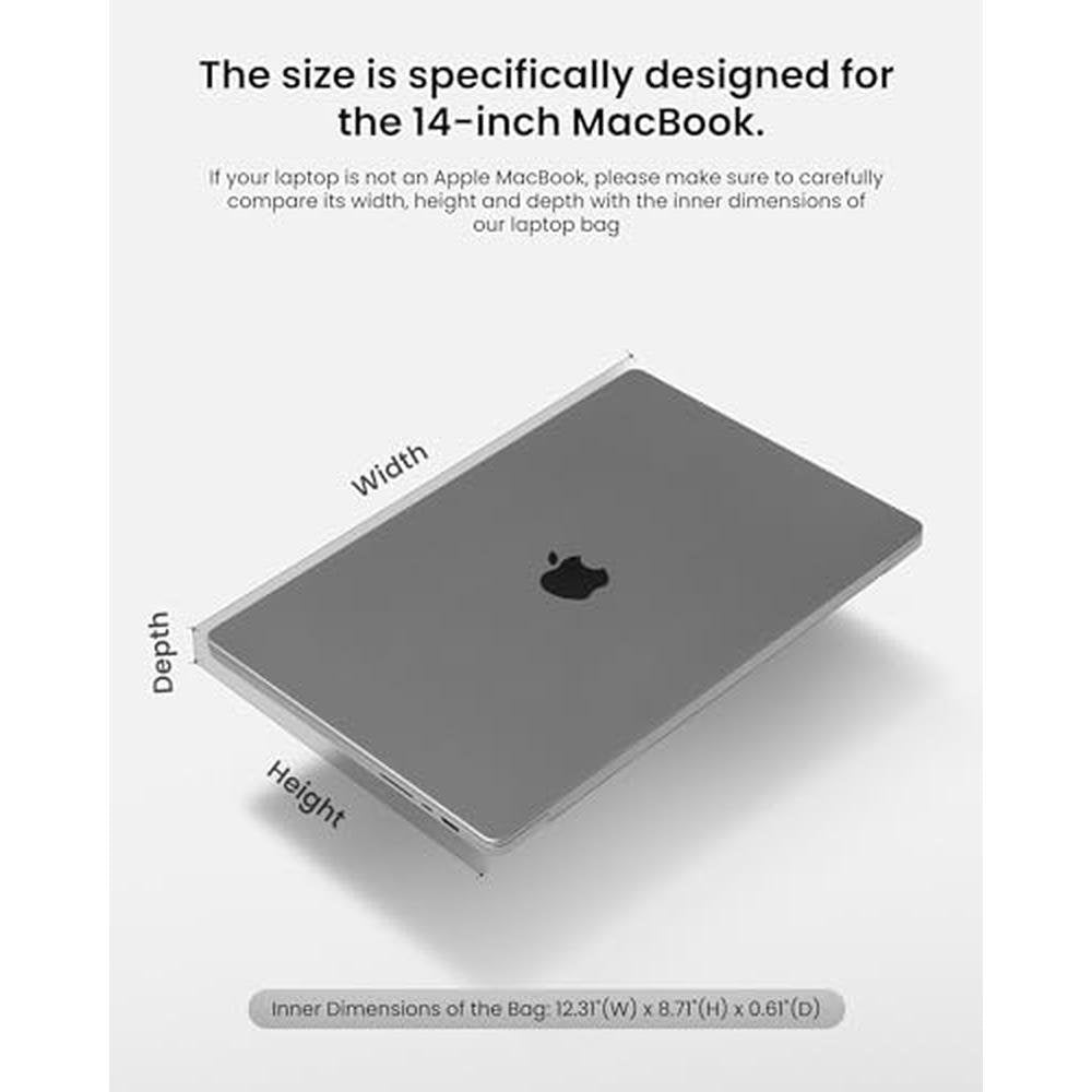 MacBook Tomtoc: Tomtoc 360 Protective Laptop Carrying Case – Side View