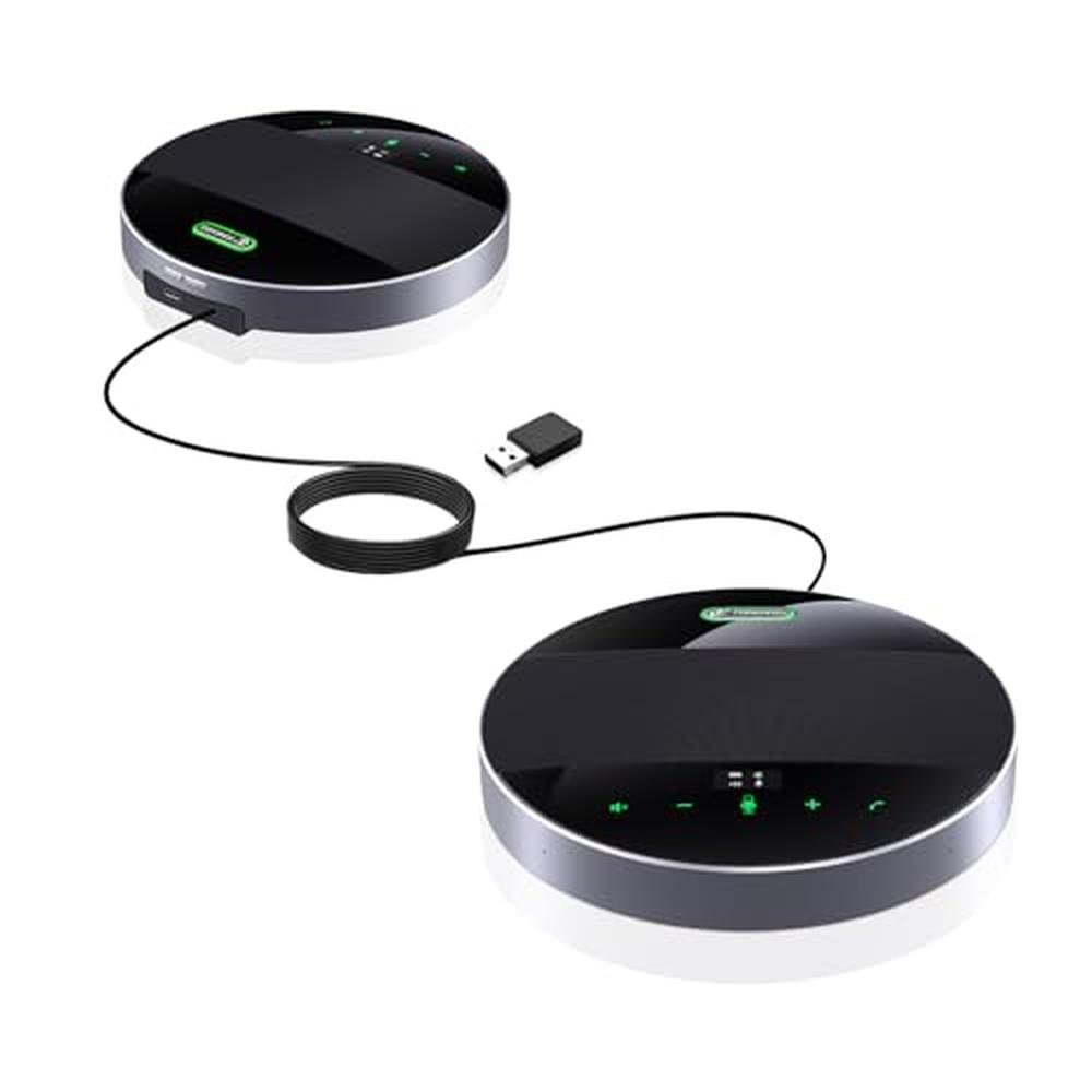 Bluetooth Tongveo: TONGVEO 2-in-1 Conference Speaker and – Front View