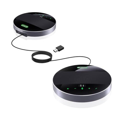 Bluetooth Tongveo: TONGVEO 2-in-1 Conference Speaker and – Front View