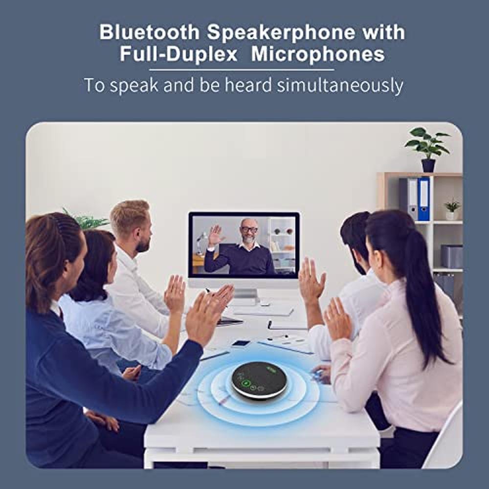 Bluetooth Conference Speakerphone – Side View