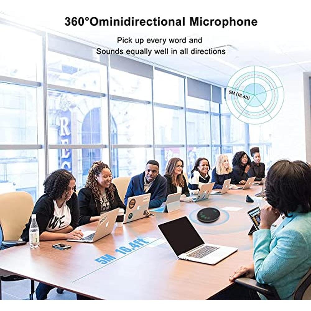 Bluetooth Conference Speakerphone – Close-up Detail