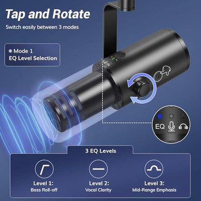TONOR Dynamic Podcast Microphone for Studio – Close-up Detail