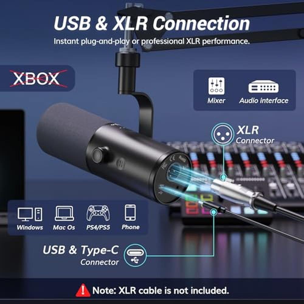 TONOR Dynamic Podcast Microphone for Studio – Packaging