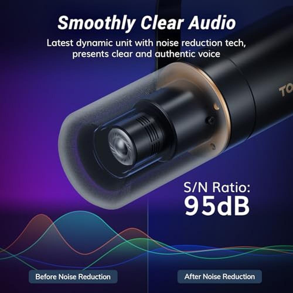 TONOR Dynamic Podcast Microphone Kit – In Use