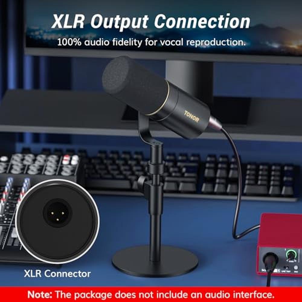 TONOR Dynamic Podcast Microphone – In Use