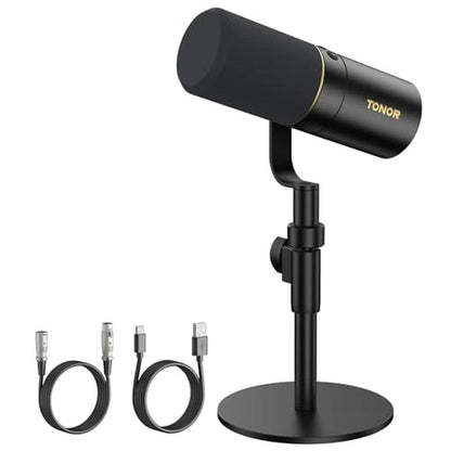 TONOR Dynamic Podcast Microphone – Front View