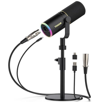 TONOR Dynamic Podcast Microphone – Front View