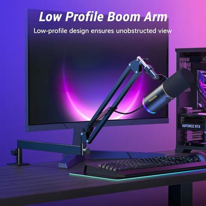 TONOR Dynamic Podcast Microphone – Close-up Detail