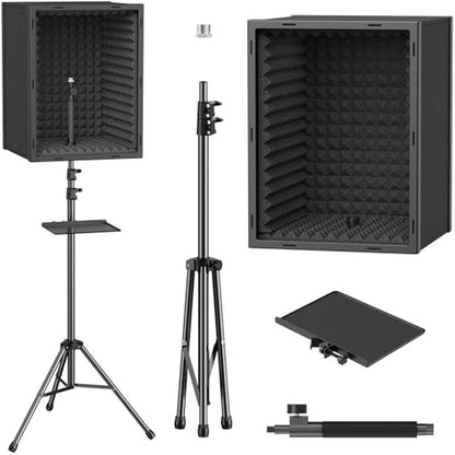 TONOR Microphone Isolation Shield – Front View