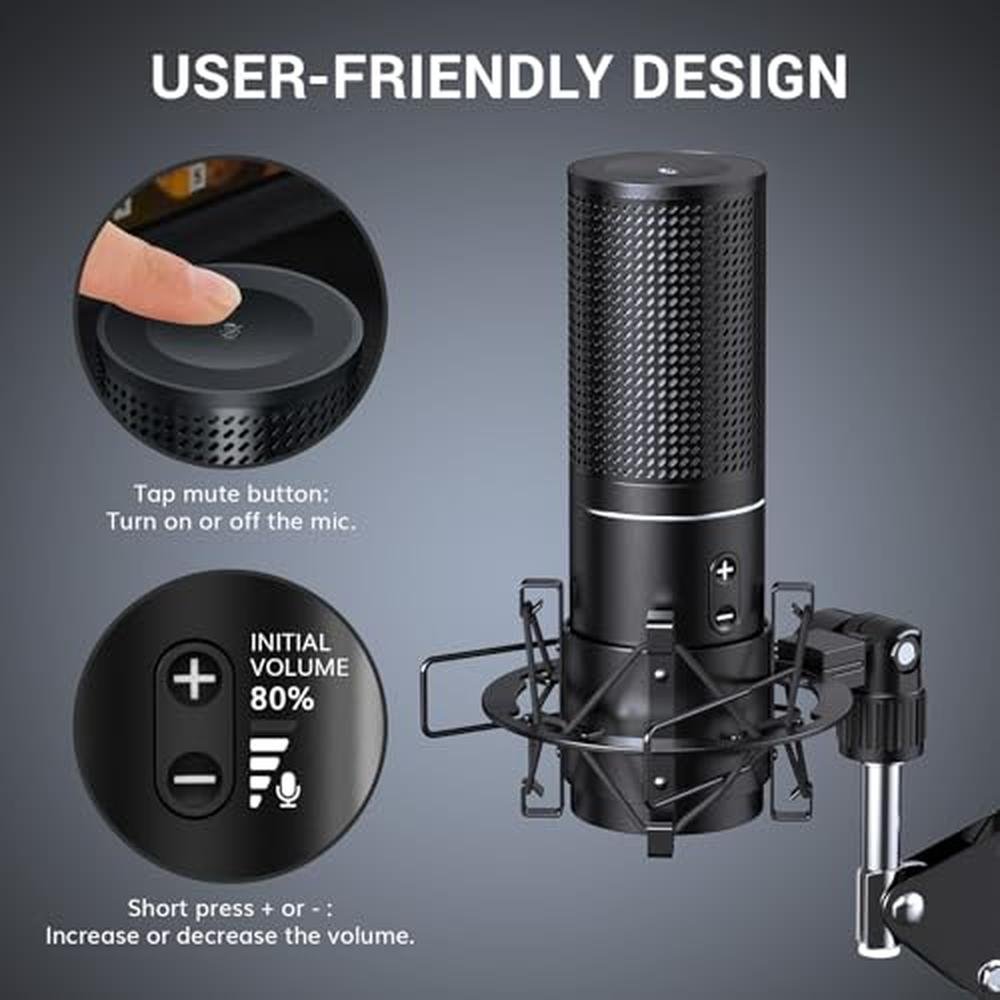 TONOR USB Podcast Microphone: Gaming PC Studio Streaming – Packaging