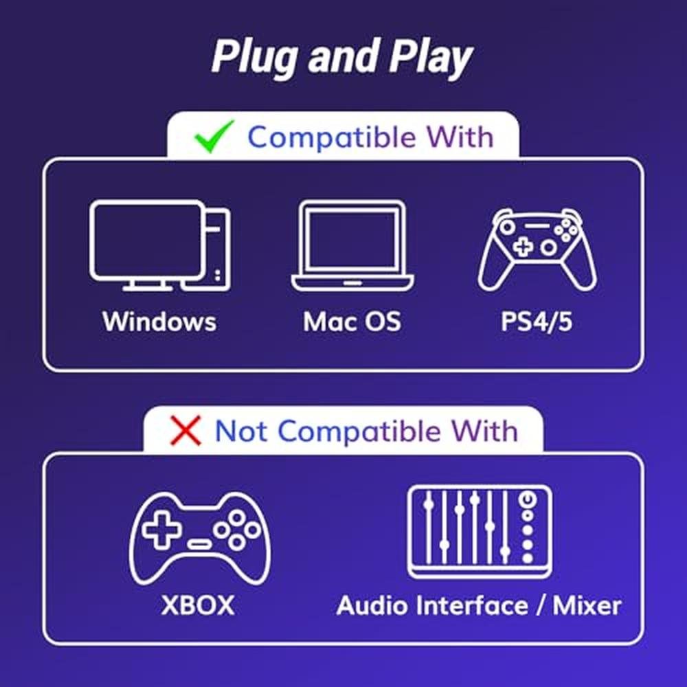 TONOR USB Podcast Microphone: Gaming PC Studio Streaming – In Use