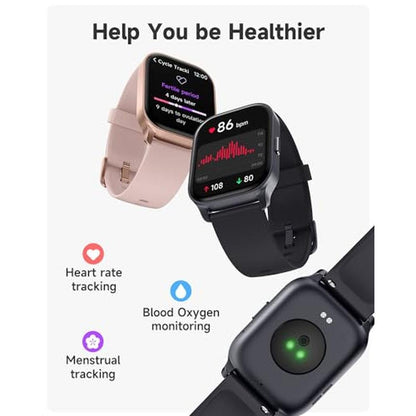 Watch Tracker: TOOBUR Smart Watch Midnight Black – Close-up Detail