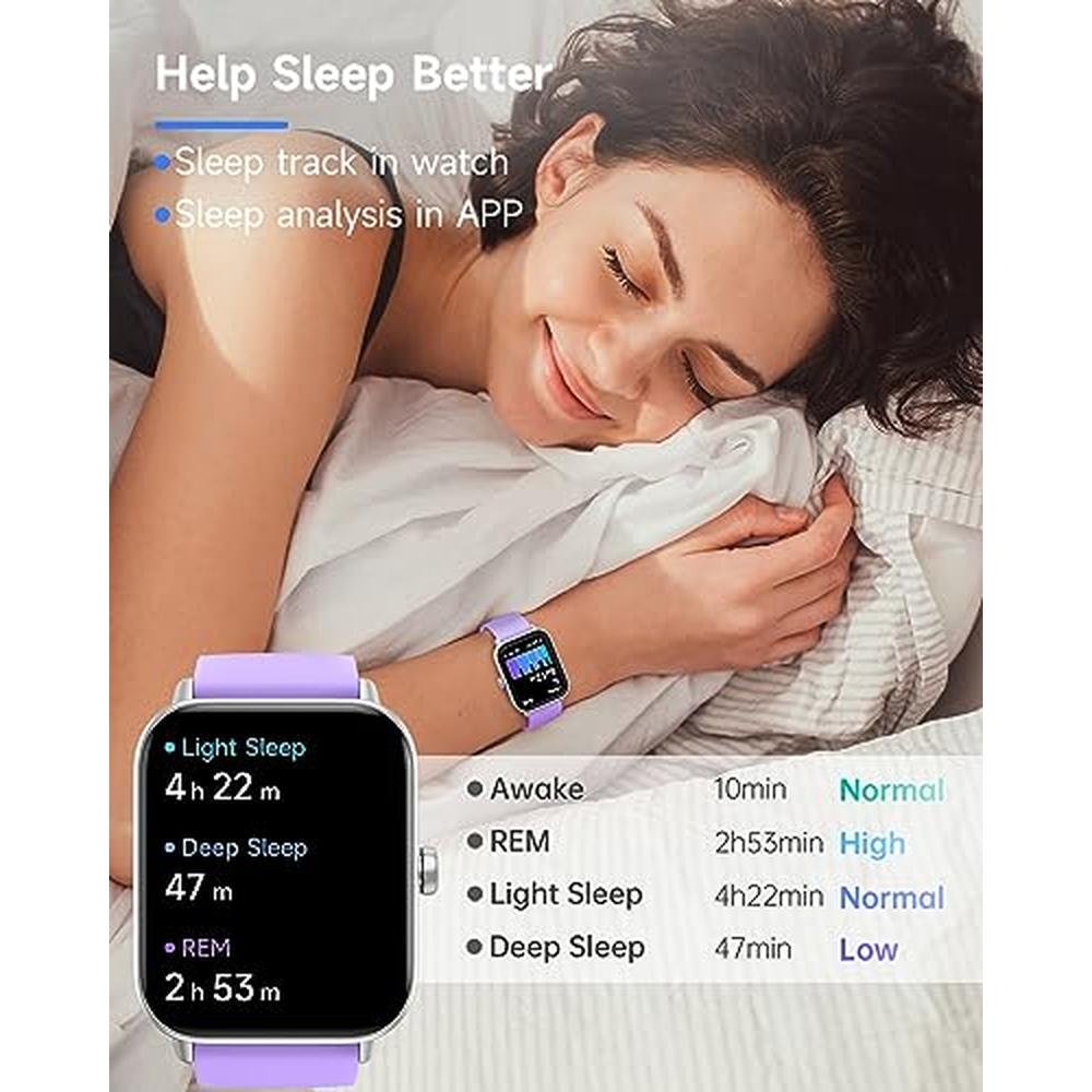 Watch Tracker: TOOBUR Smart Watch for Women with Alexa – In Use