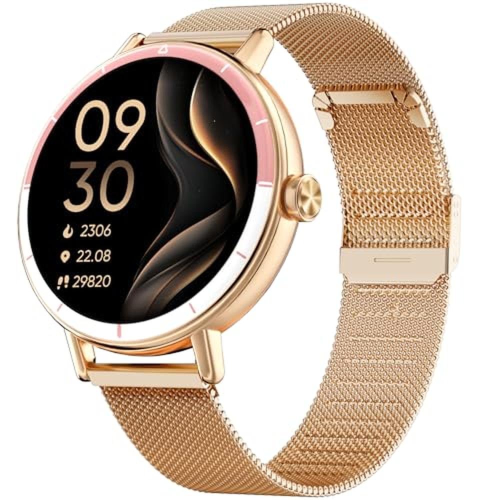 TOOBUR Smart Watch: Women's Fitness Tracker with Heart Rate – Front View