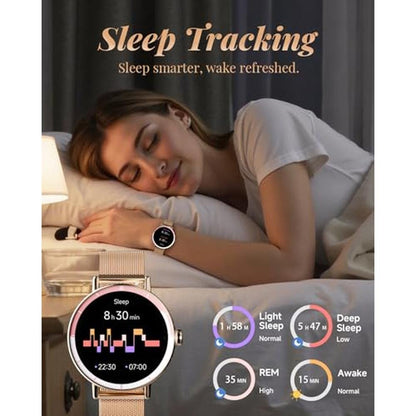 TOOBUR Smart Watch: Women's Fitness Tracker with Heart Rate – In Use