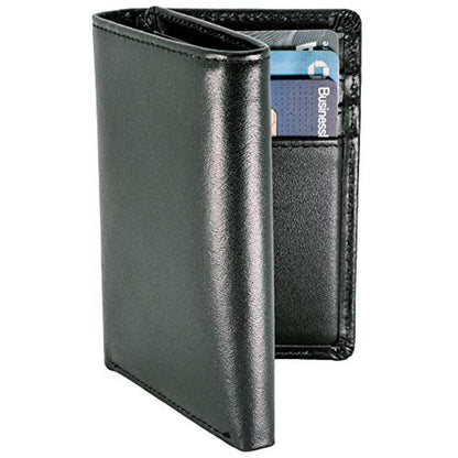Top Grain Leather Trifold Wallet for Men – Front View