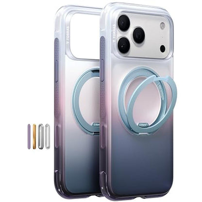iPhone 17 Pro Max Case with 360 Magnetic Stand – Front View