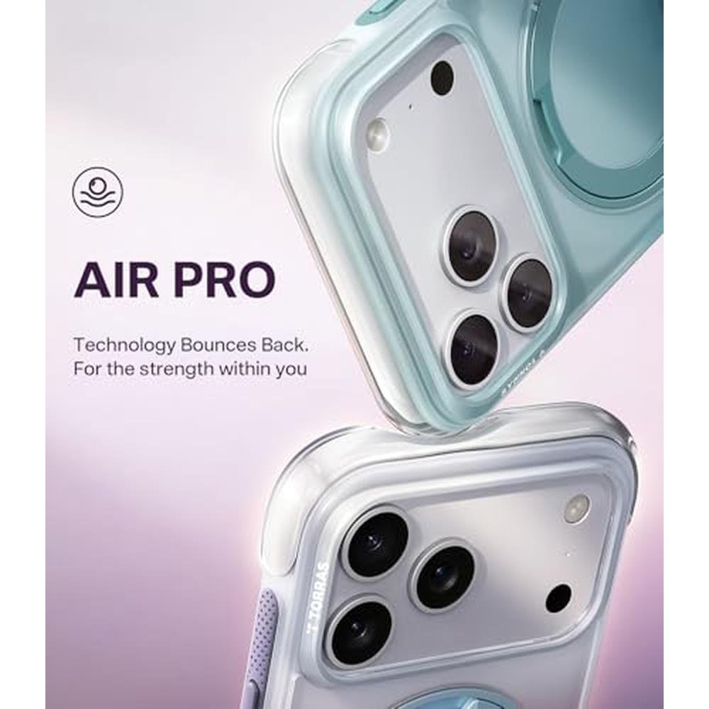iPhone 17 Pro Max Case with 360 Magnetic Stand – Side View