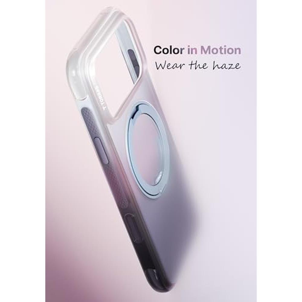 iPhone 17 Pro Max Case with 360 Magnetic Stand – In Use