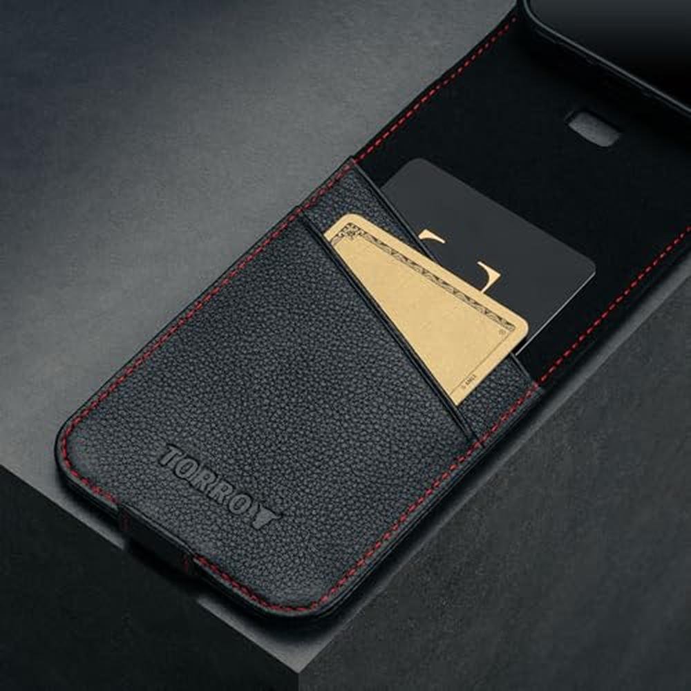 Case Compatible: TORRO Flip Case iPhone 16 Pro Max Premium – Close-up Detail