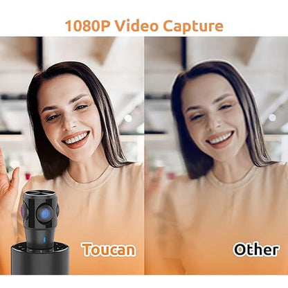 Toucan 360: 360-Degree Video Conference Camera – Side View