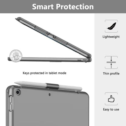 Touch iPad: TQQ 9th Generation Case with Keyboard – Close-up Detail
