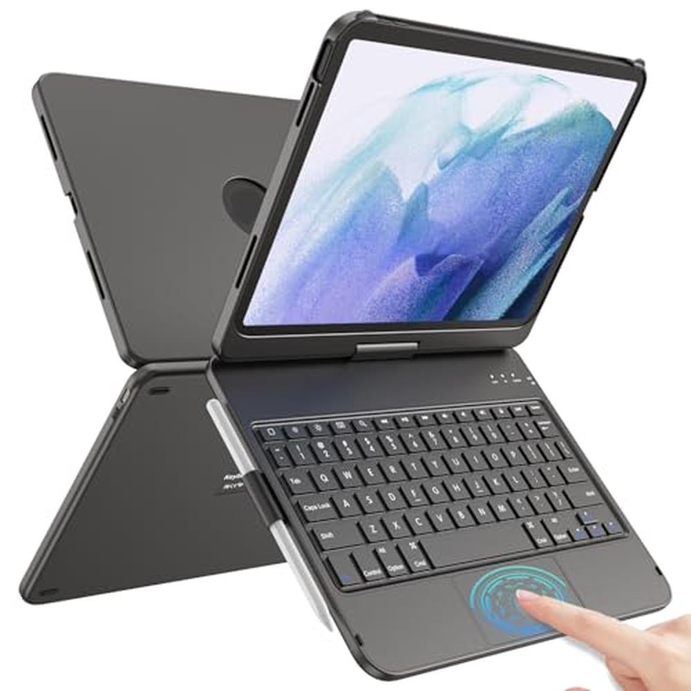 Touch iPad: TQQ A16 11th Generation Case with Keyboard – Front View