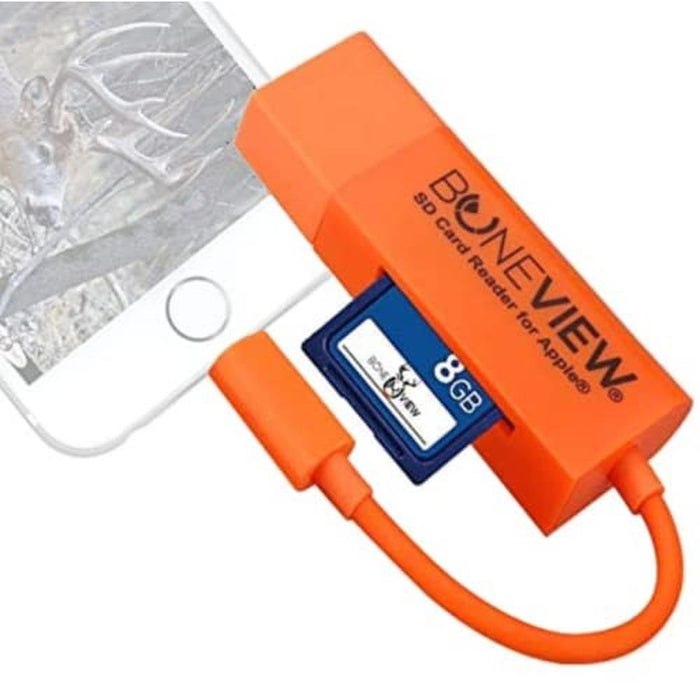 Iphone Trail Camera Viewer: Corded SD Memory Card Reader – Front View