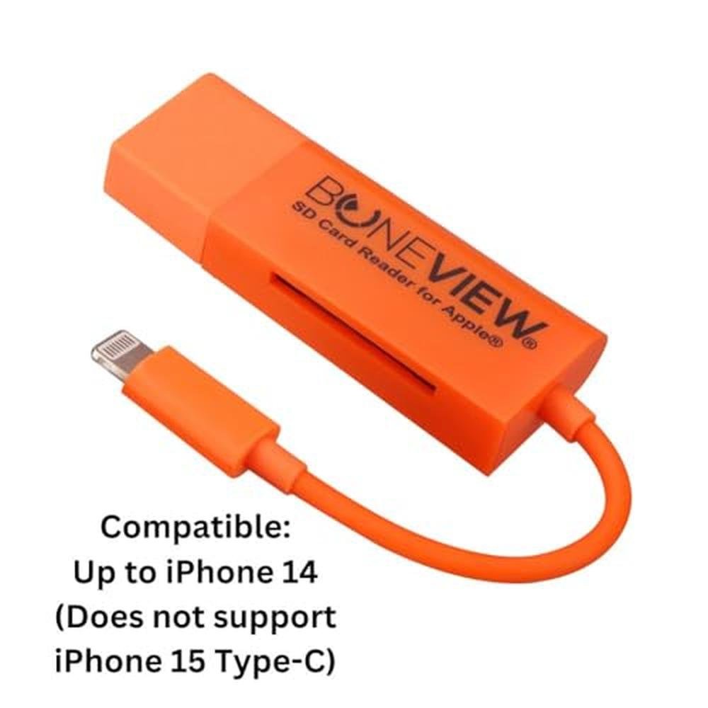 Iphone Trail Camera Viewer: Corded SD Memory Card Reader – Side View