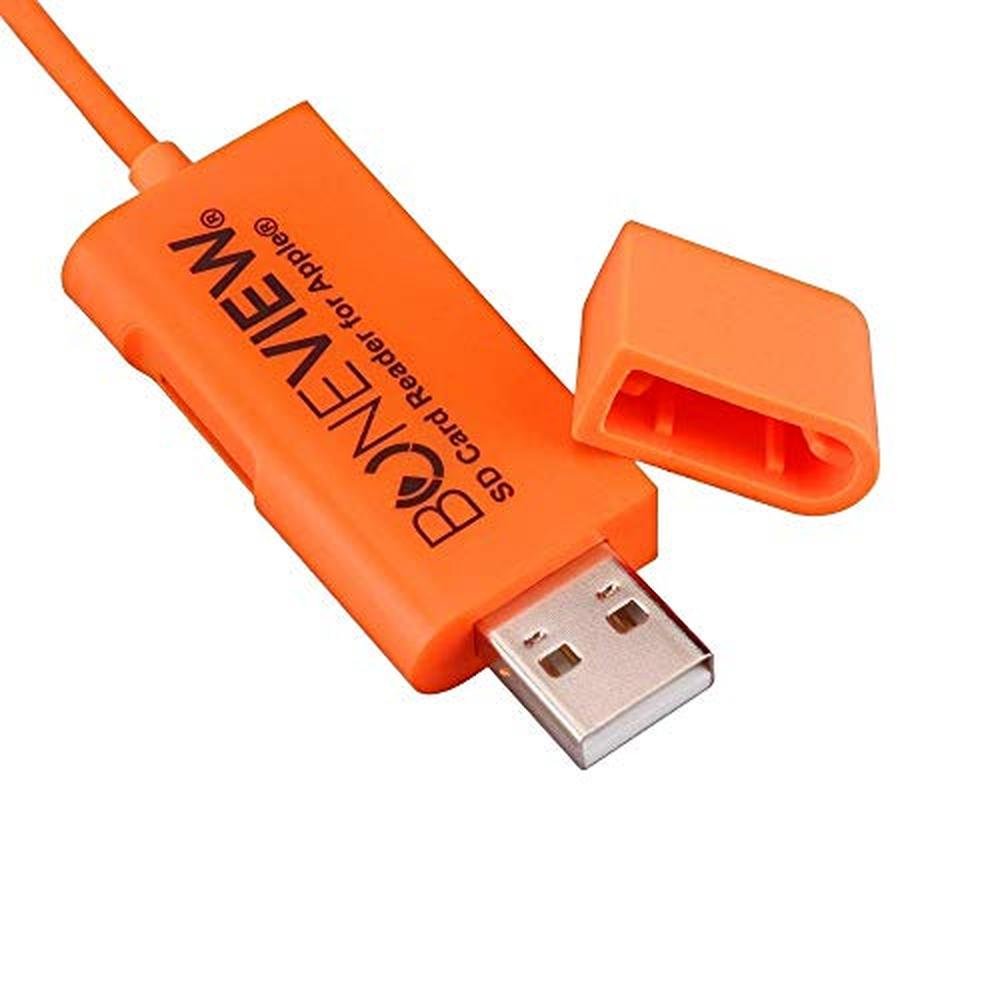 Iphone Trail Camera Viewer: Corded SD Memory Card Reader – In Use
