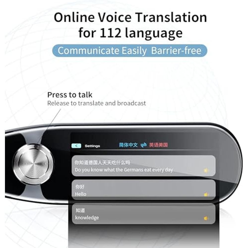 Pen Reader: Premium Translator Pen Scanner Reader with 112 – Side View