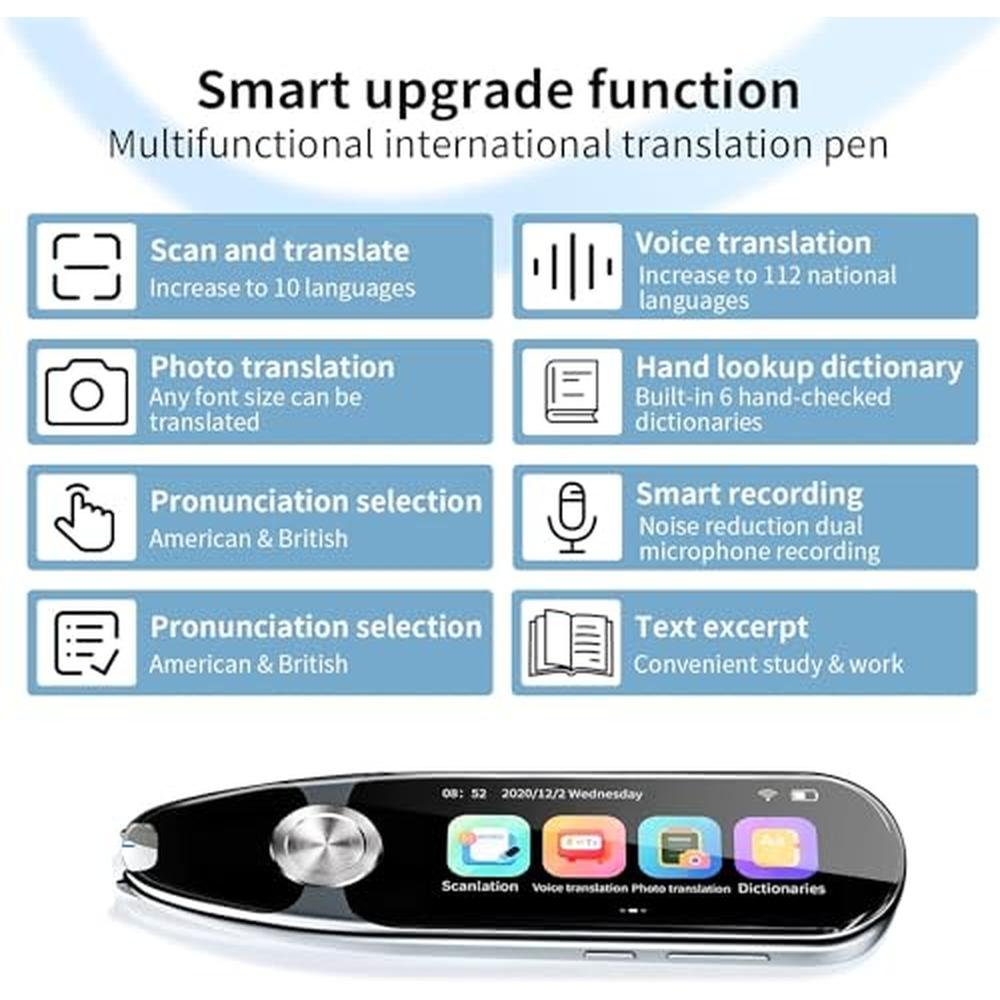Pen Reader: Premium Translator Pen Scanner Reader with 112 – In Use