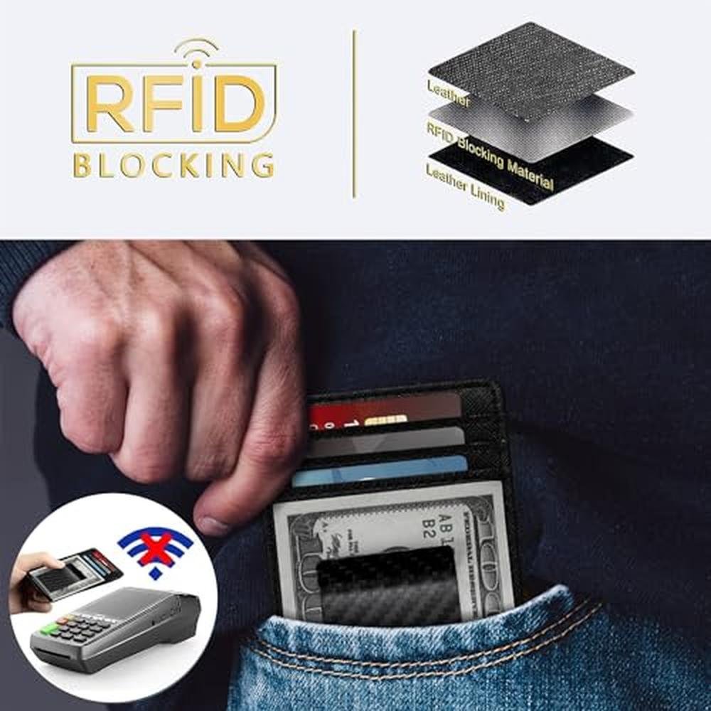 Wallet Travelambo: Travelambo Money Clip for Men Magnetic – Close-up Detail
