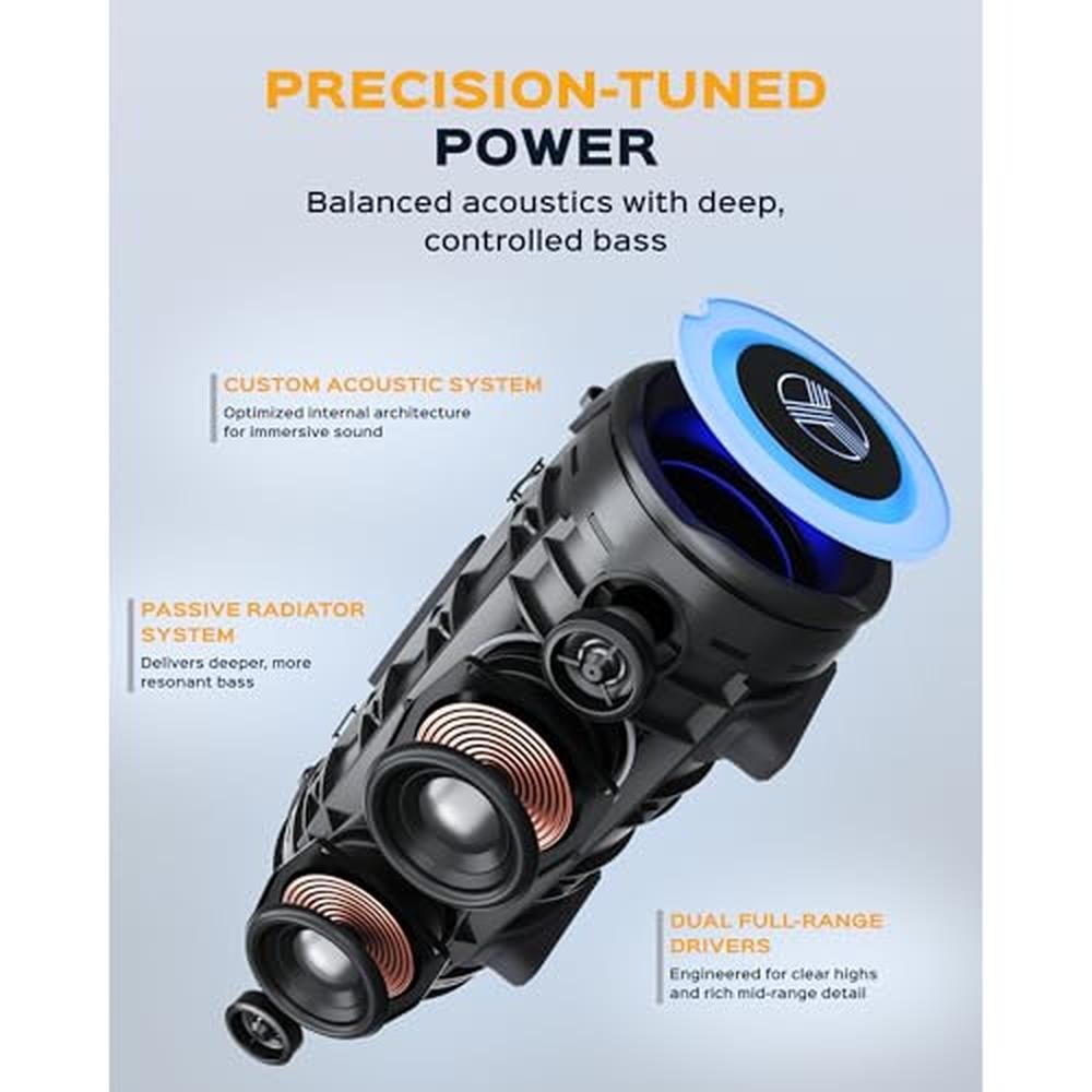 Treblab HD Max Loud Portable Bluetooth Speaker – In Use