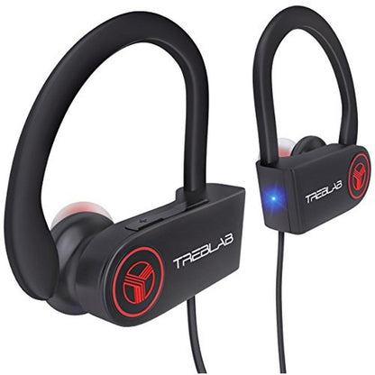 Earbuds Running: Treblab XR100 Ergonomic Wireless Sport – Front View