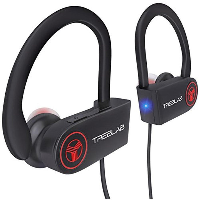 Earbuds Running: Treblab XR100 Ergonomic Wireless Sport – Front View