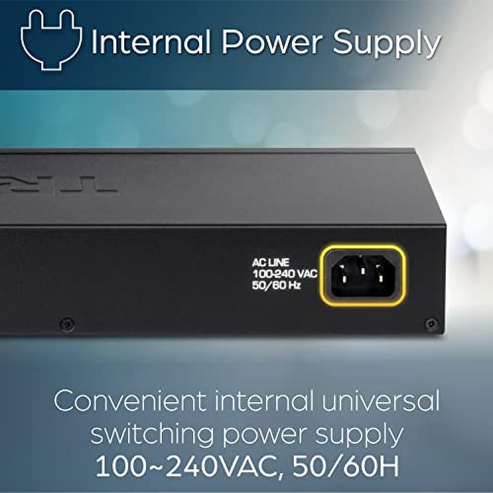 Gigabit Trendnet Switch: Trendnet TEG-S17 16-Port Gigabit – Close-up Detail