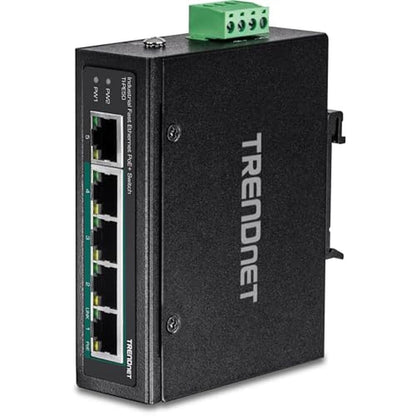 Trendnet Port: Trendnet 5 Port Industrial Unmanaged Fast – Front View