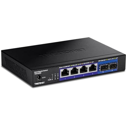 Switch Ports: Trendnet 6-Port Unmanaged Multi-Gig Switch 4 – Front View