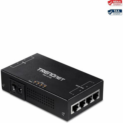 Poe Gigabit: Trendnet 65W 4-Port Gigabit Poe Injector – Close-up Detail