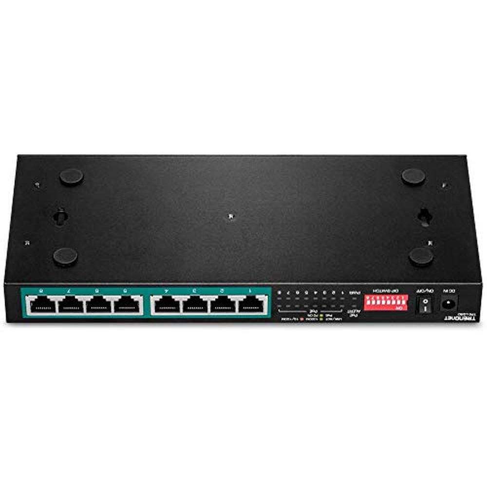 Range Trendnet: Trendnet 8-Port Gigabit Long Range PoE – Close-up Detail