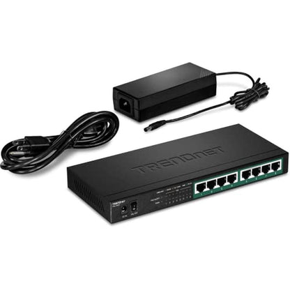 Trendnet 8-Port Gigabit PoE Switch – Side View