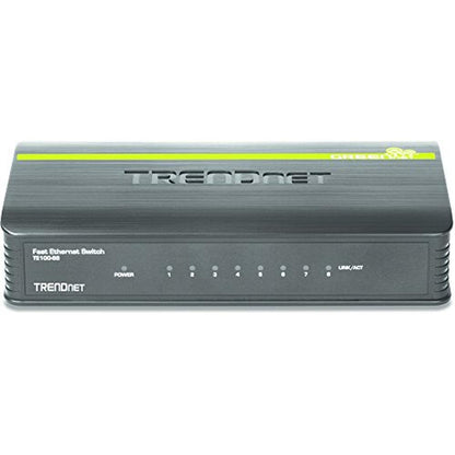 Ethernet Switch: Trendnet TE100-S8 8-Port Unmanaged 10-100 – Side View