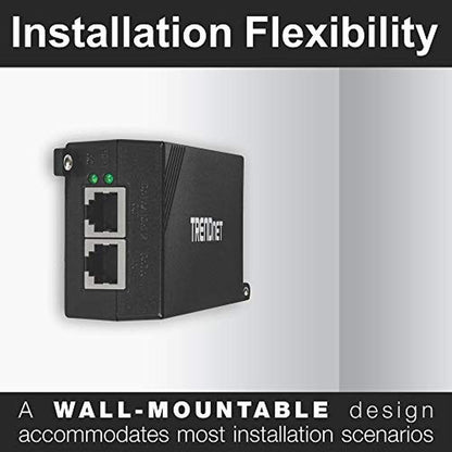 Trendnet Gigabit Power Over Ethernet Plus Injector – In Use