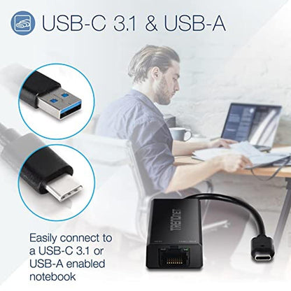 Trendnet 5GBase: Trendnet TUC-ET2G USB-C 3.1 to 2.5GBase-T – In Use