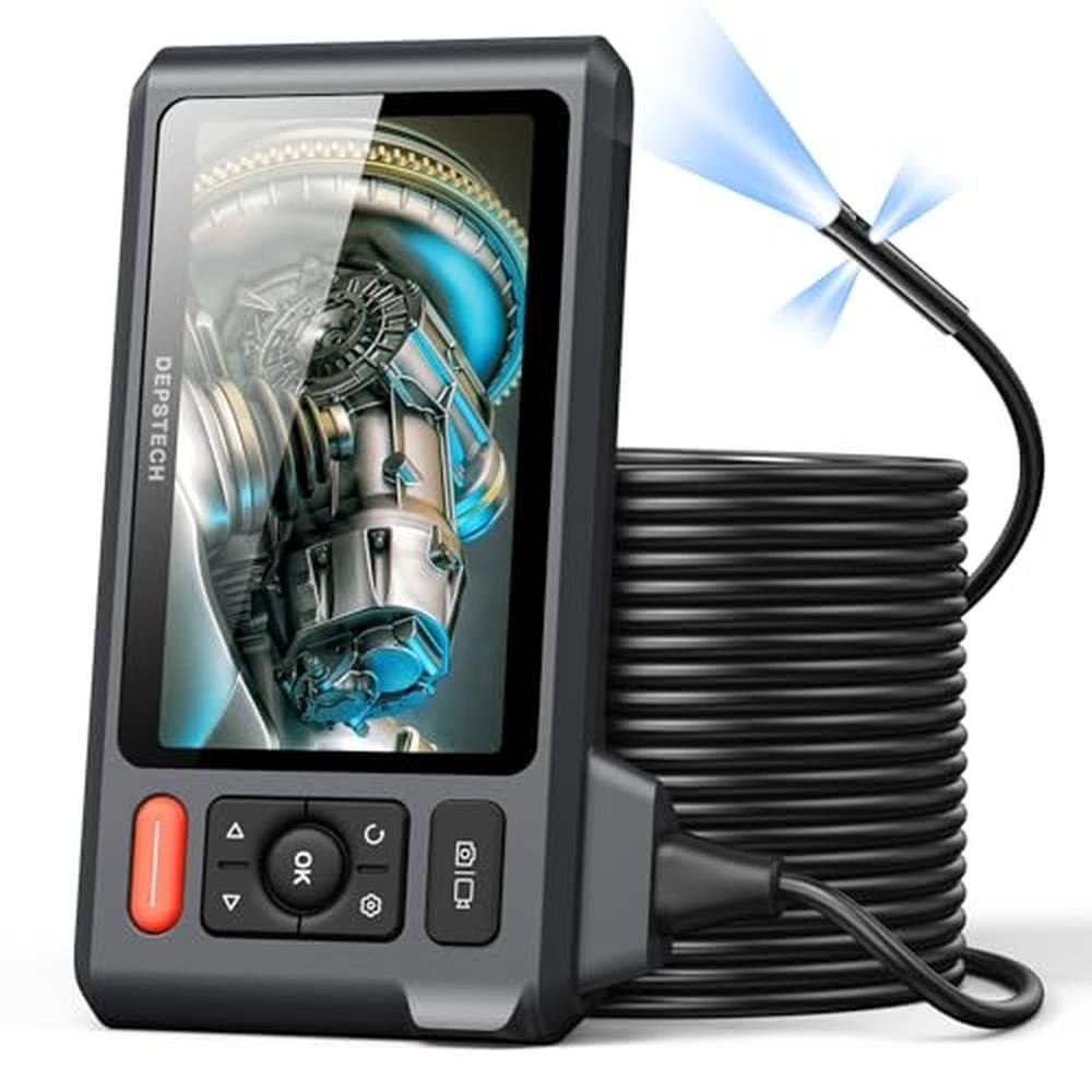 Camera Screen: DEPSTECH DS520 Triple Lens Endoscope – Front View